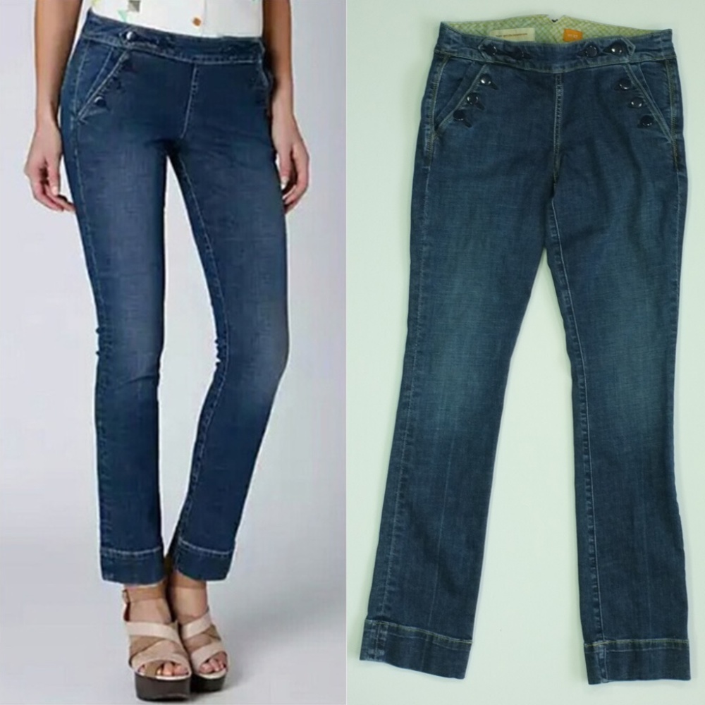 Anthropologie Jeans | Pilcro Sailor Slim Jeans 27